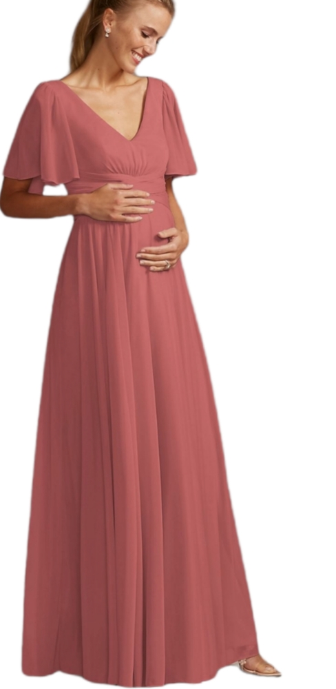 🌸 David's Bridal Bridesmaid Dress (Maternity friendly)